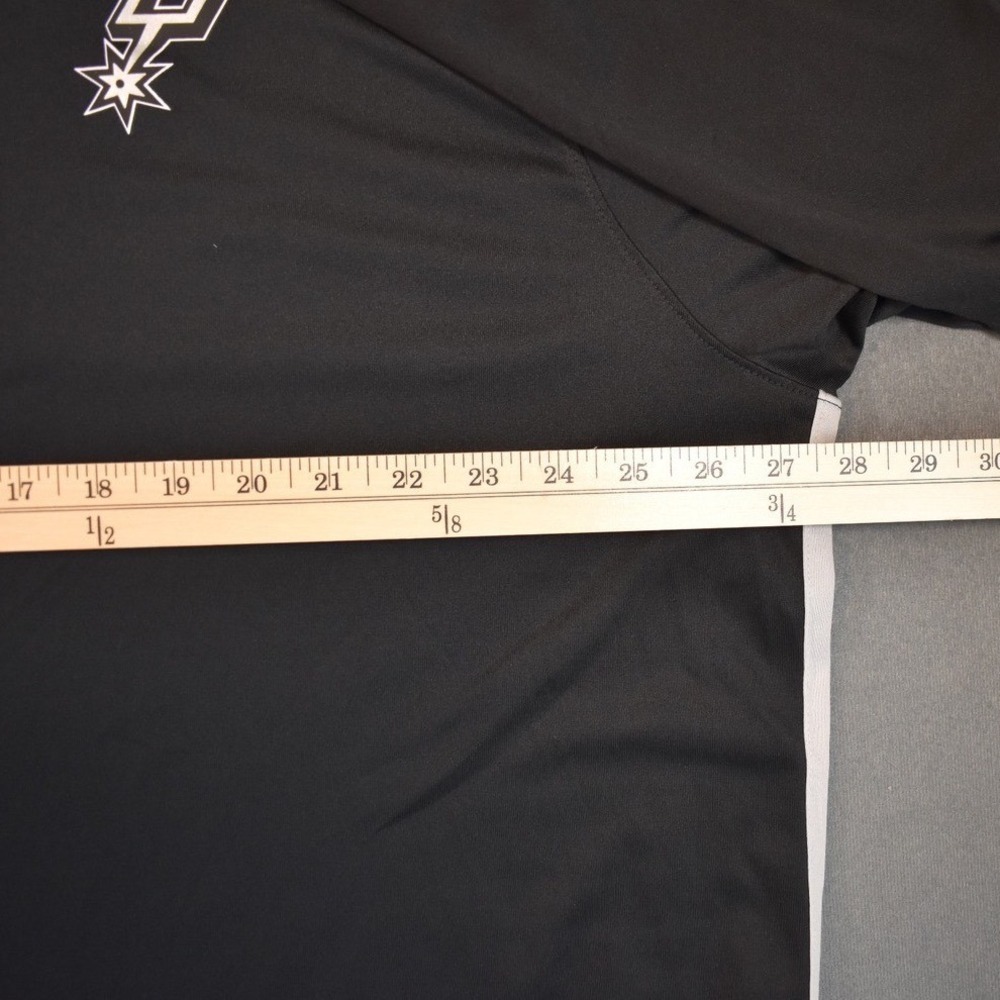 Nike San Antonio Spurs Black Long Sleeve Performance Tee Warm Up XX-Large - Picture 6 of 7